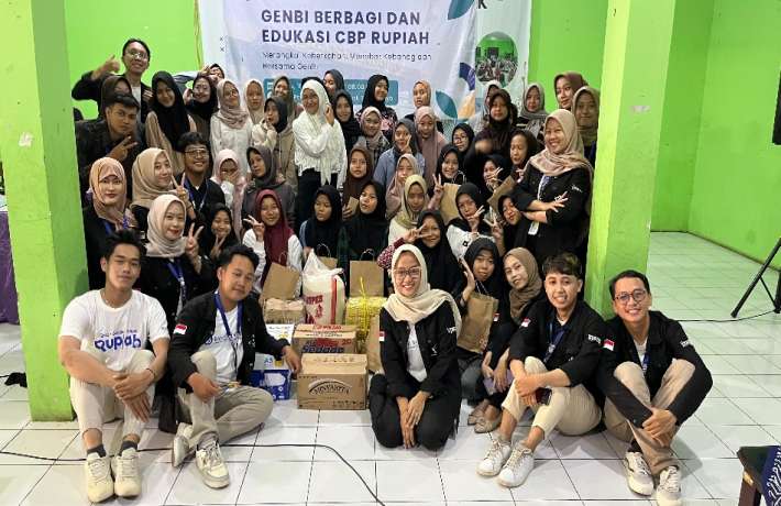 GenBI Komisariat UPS Tegal Meningkatkan Kepedulian melalui GenBI Berbagi dan Edukasi CBP Rupiah