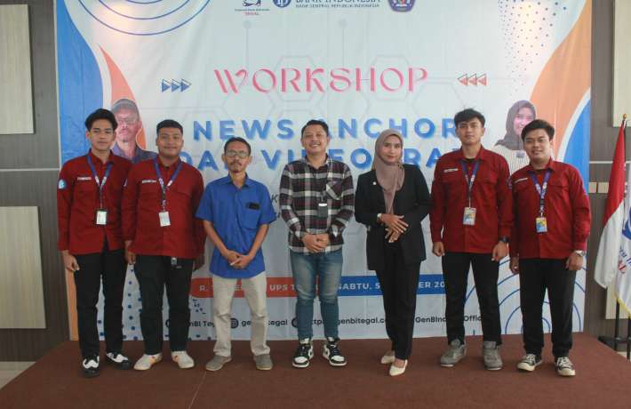 GenBI Komisariat UPS Tegal : Abadikan Momen Melalui Workshop News Anchor dan Videografi