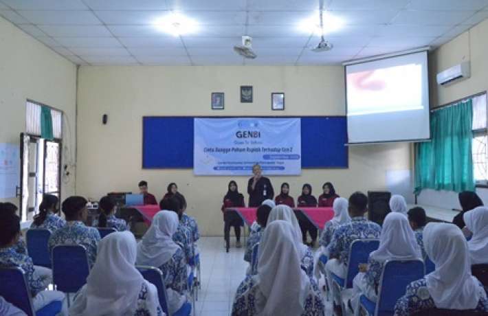 GenBI Komisariat UPS Tegal Goes to School: Cinta Bangga Paham Rupiah Terhadap Gen Z