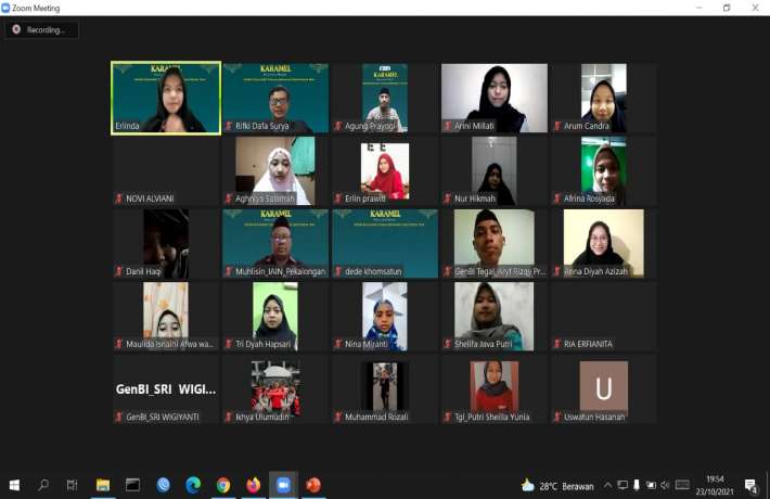 Peringati Maulid Nabi SAW dan Hari Santri Nasional GenBI IAIN Pekalongan Adakan KARAMEL
