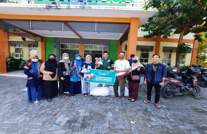Idul Adha 1443H GenBI UIN KH. Abdurahman Wahid Berbagi Kebaikan Bersama LazizNU Pekalongan