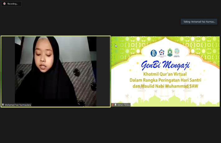 GenBI Tegal Komisariat  IAIN Pekalongan Adakan Kegiatan GenBI Mengaji