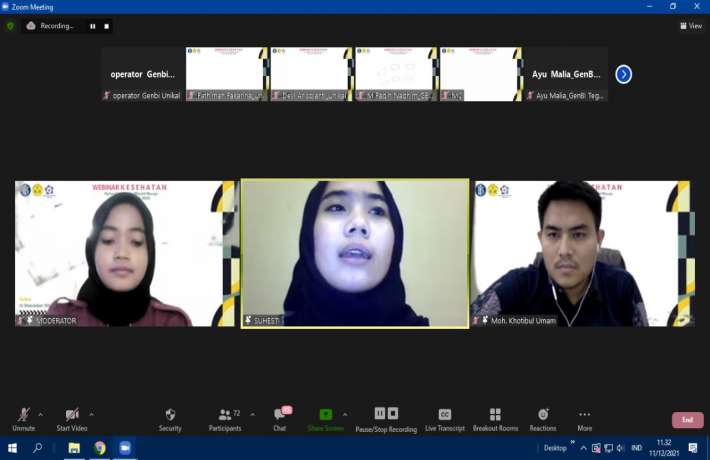 Webinar Kesehatan Optimalisasi Peran Milenial Menuju Eliminasi HIV AIDS 2030